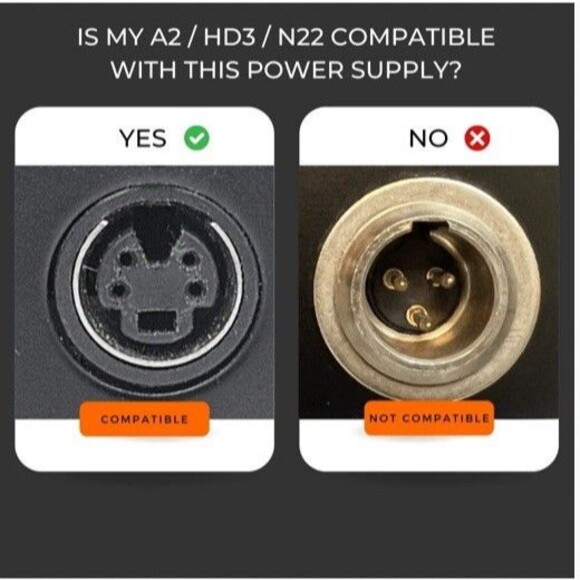 OEM Audioengine A2 N22 Speaker Power Supply Charger 17.5V 1.8A 4Pin Genuine Cord - Picture 3 of 6